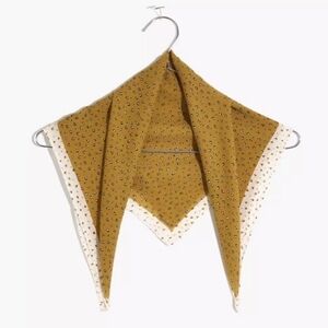 Stylish Mustard and Cream Scarf